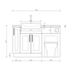 Oliver Pink Shaker Fitted Furniture Combination