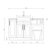 Oliver Pink Shaker Fitted Furniture Combination