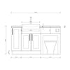 Oliver Cashmere Shaker Fitted Furniture Combination