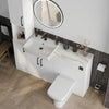 Oliver White Slim Shaker Fitted Furniture Combination with Tall Boy Storage