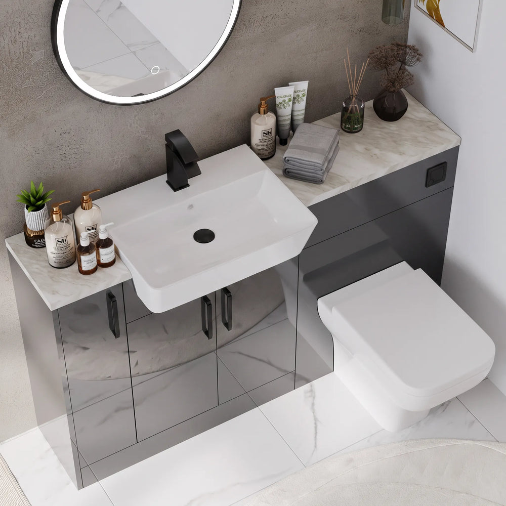 Oliver Modern Anthracite Fitted Furniture Combination