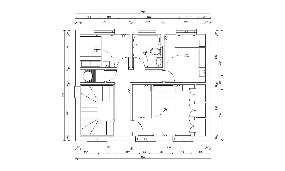 Location of Bathroom