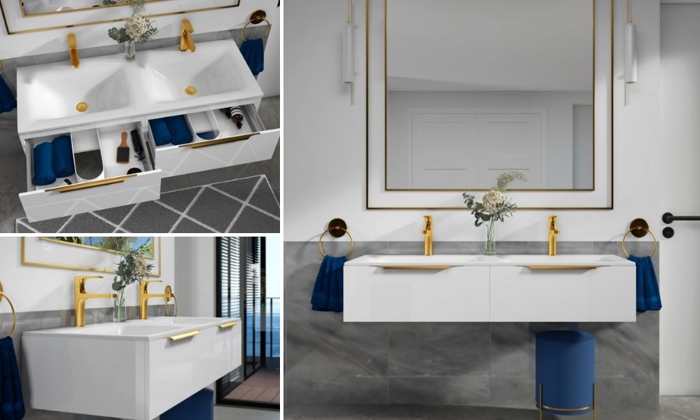 1200mm-White-Wall-Hung-Double-Sink-Vanity-Unit