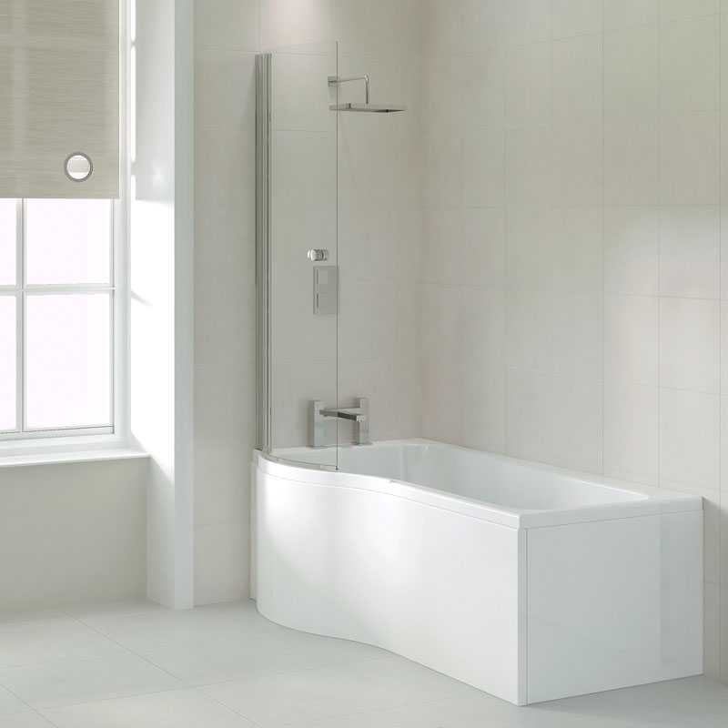 Ethan Shower Bath P Shaped Bath at Bathroom City
