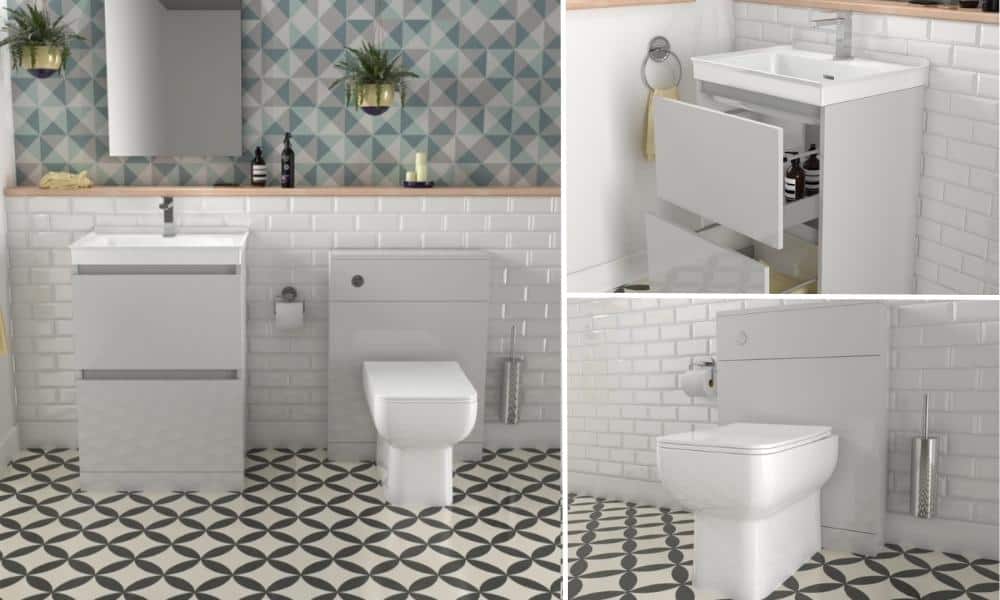Ashford Cloakroom Toilet and Sink Combo Set Ashford Cloakroom Toilet and Sink Combo Set