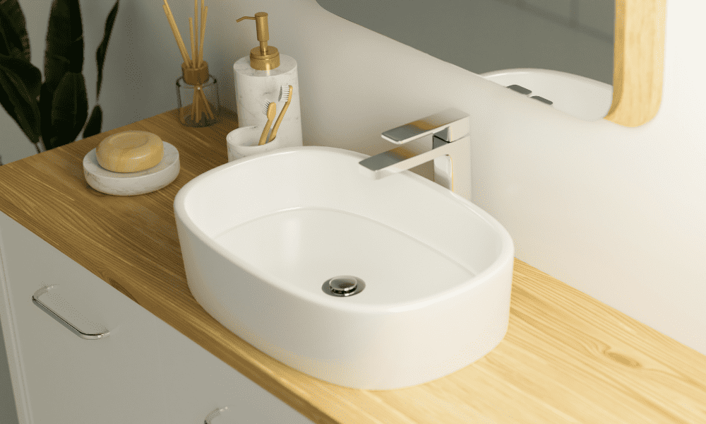 Countertop-Basin-With-A-Tall-Basin-Mixer-Tap Countertop-Basin-With-A-Tall-Basin-Mixer-Tap