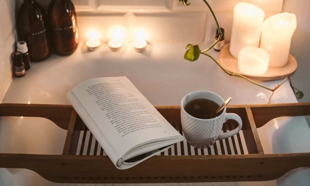 Enjoy-Your-Beverage-of-Choice Enjoying Tea While Taking a Bath