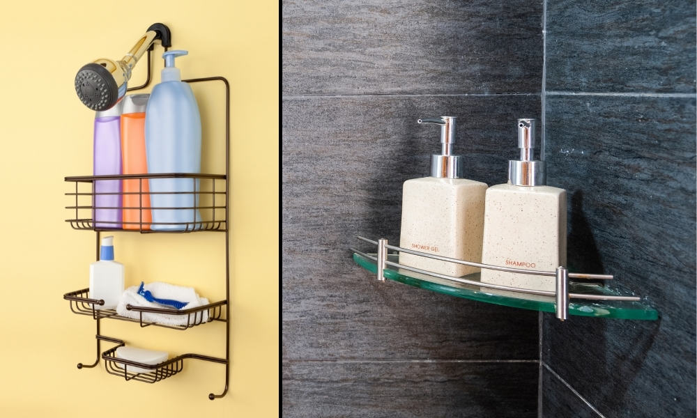 Install a Shower Shelf to Neatly Organise Bathing Products Install a Shower Shelf to Neatly Organise Bathing Products