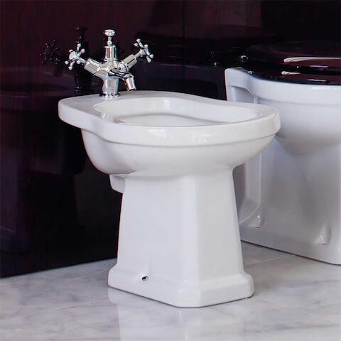 Burlington Bidet with One Tap Hole and Overflow