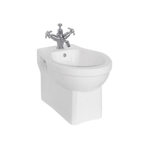 White Burlington Wall Hung Bidet