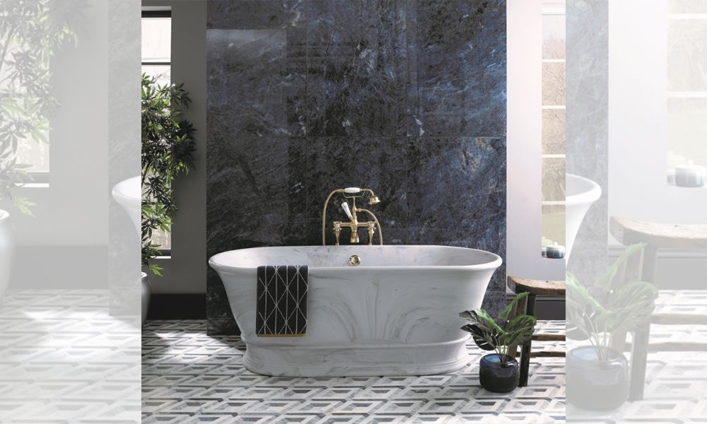 BC Designs Bampton Marble Freestanding Bath