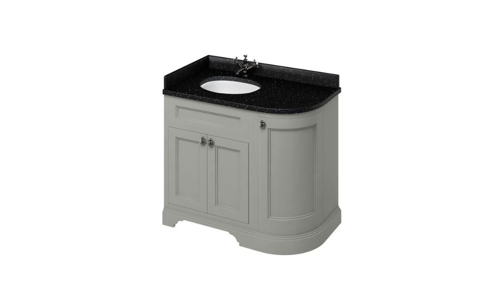 Burlington Freestanding Corner Vanity Unit