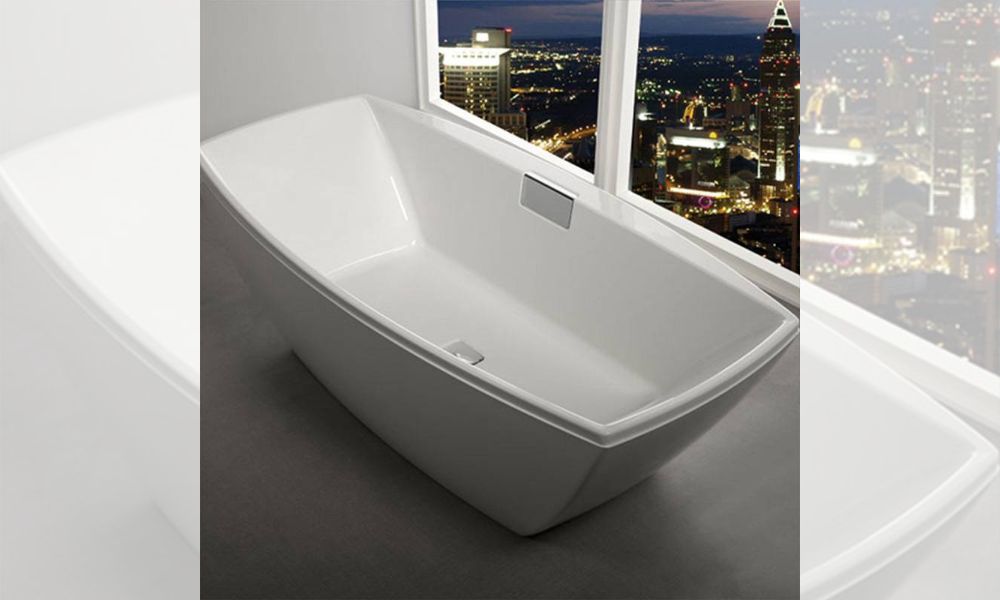 Celsius 1900 x 900mm Modern Freestanding Carronite Bath