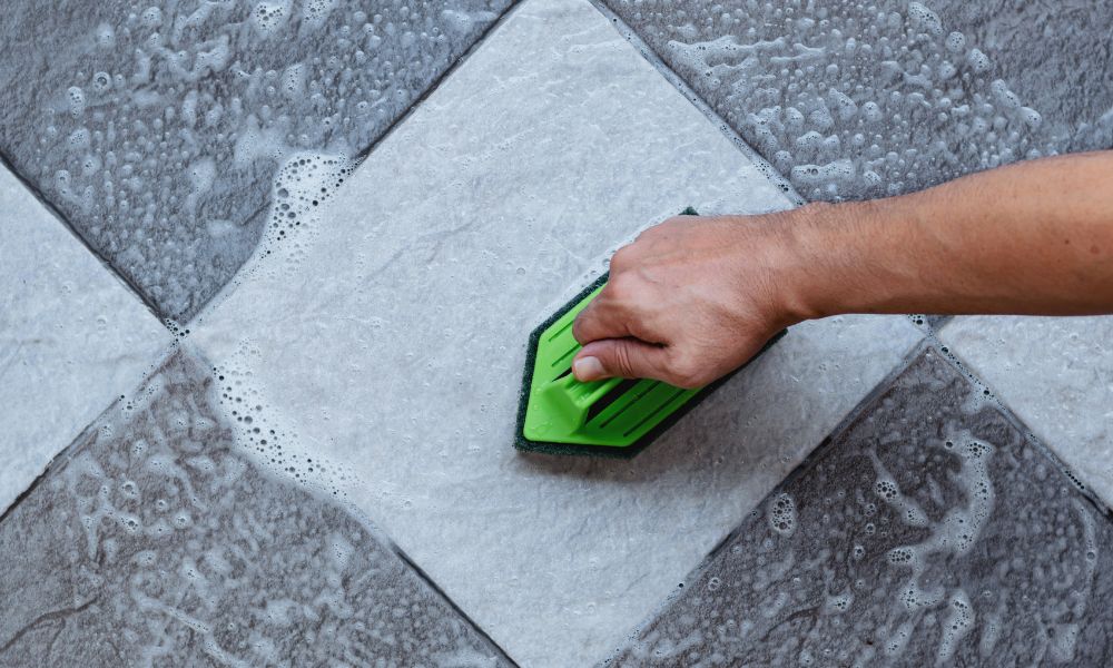 Cleaning Bathroom Tile Floors