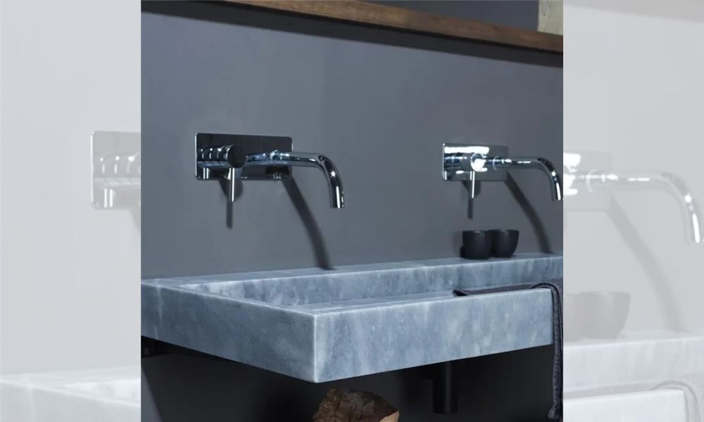 Forzalaqua Bellezza Natural Stone Basin Cloudy Marble