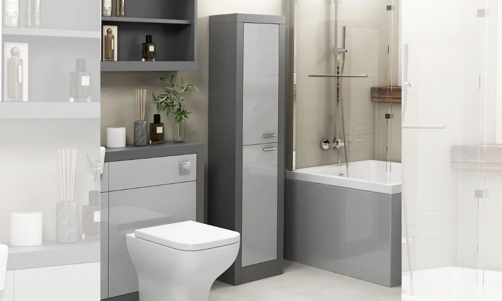 Grove 2 Door Bathroom Tallboy Storage