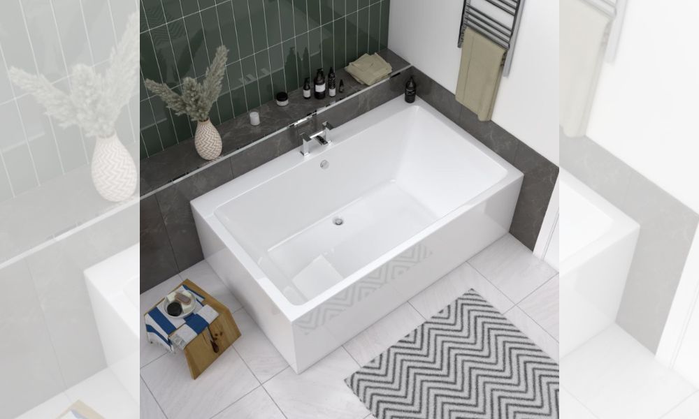 Laguna 1800 x 1100mm Jumbo Double-Ended Big Bath