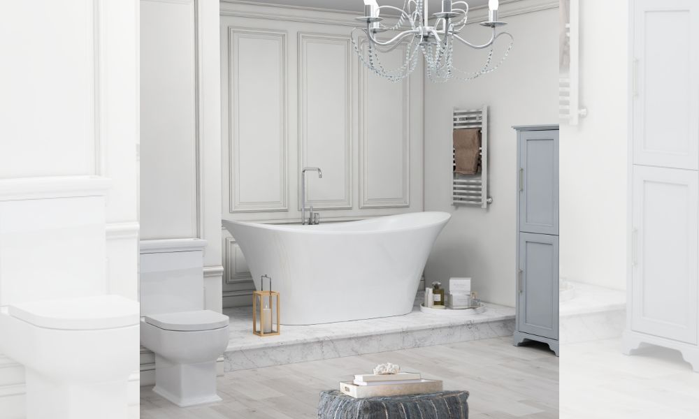 Marilyn Bow 1800 x 800mm Freestanding Large Bath