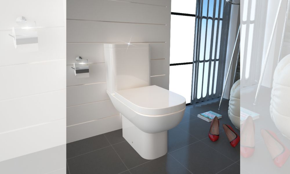 Melissa Close Coupled Toilet with Soft Close Seat