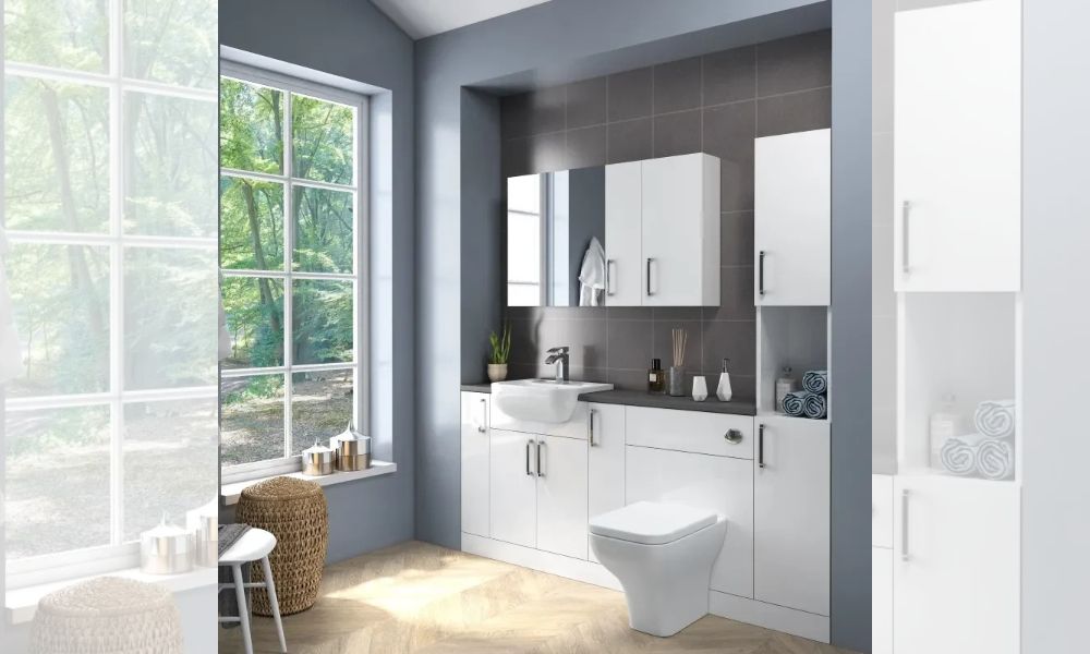 Oliver 1900 White Fitted Furniture Suite