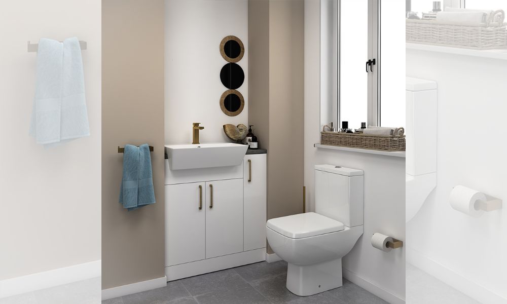 Oliver 800mm Fitted Cloakroom Furniture