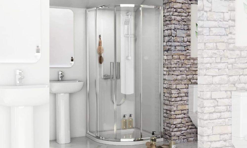 Radiant Reduced Height Shower Enclosure: Quadrant