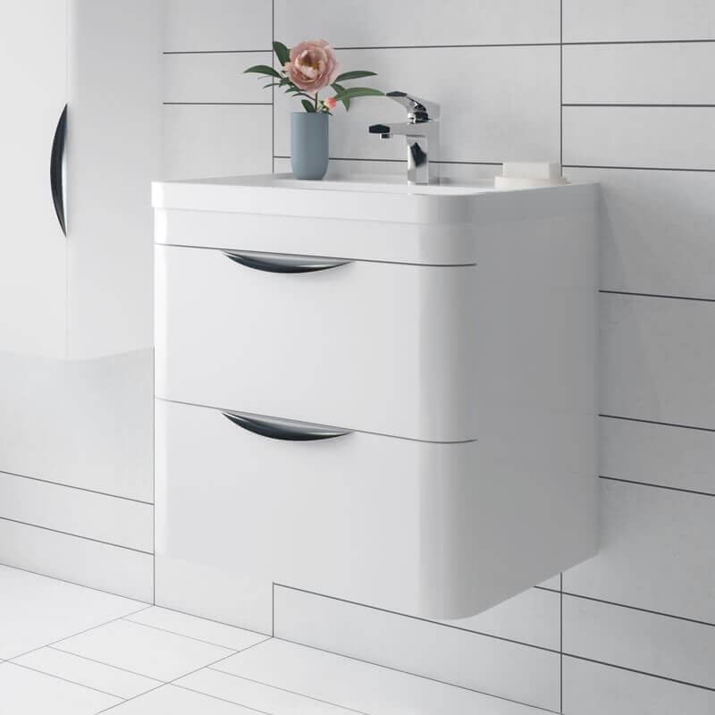 Basin on sale and cabinet