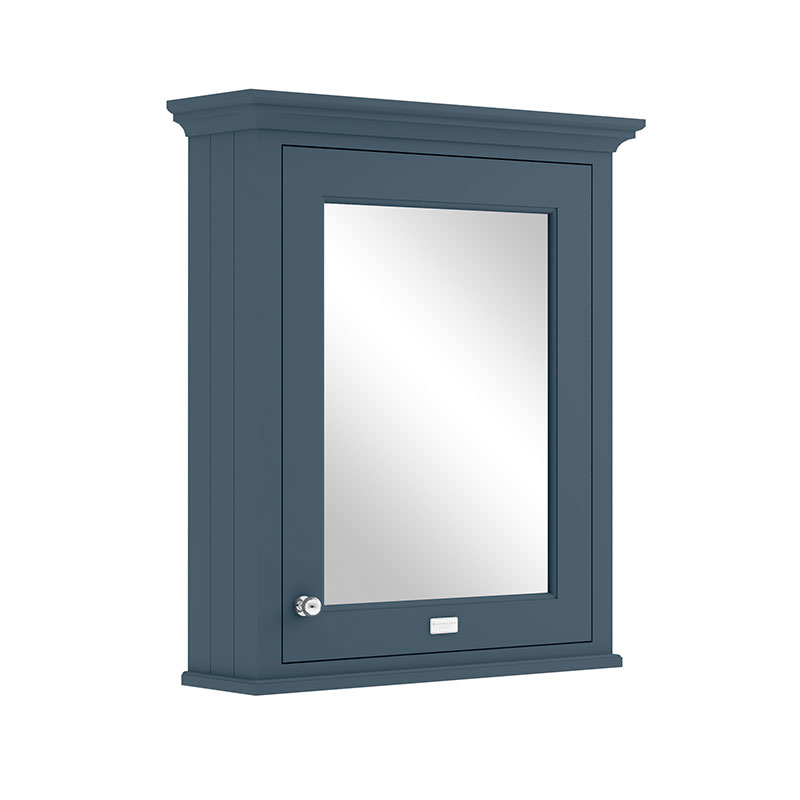 Stiffkey Blue 600MM Mirror Wall Cabinet