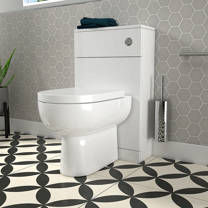 Kiana White BTW Toilet Unit Pan Seat Kiana White BTW Toilet Unit Pan Seat