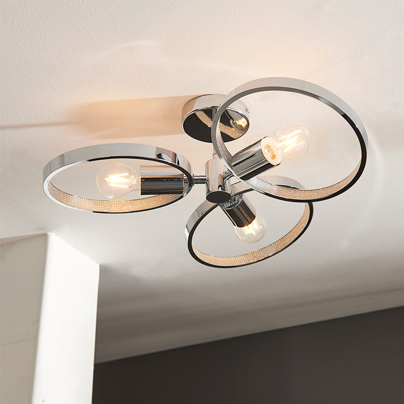3 bulb clearance flush mount