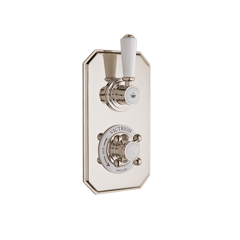 BC Designs victrion nickel concealed shower valve one outlet