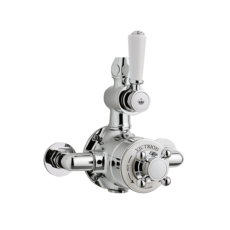 BC Designs victrion chrome exposed shower valve one outlet
