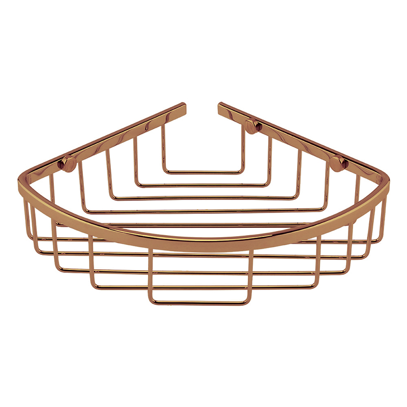 BC Designs victrion copper corner shower basket