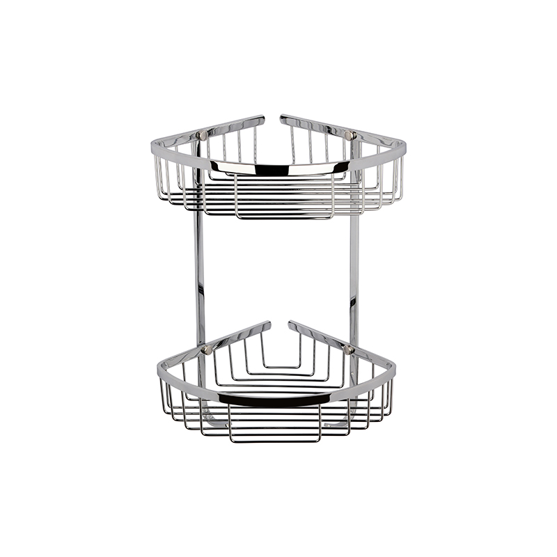 BC Designs victrion chrome double corner shower basket