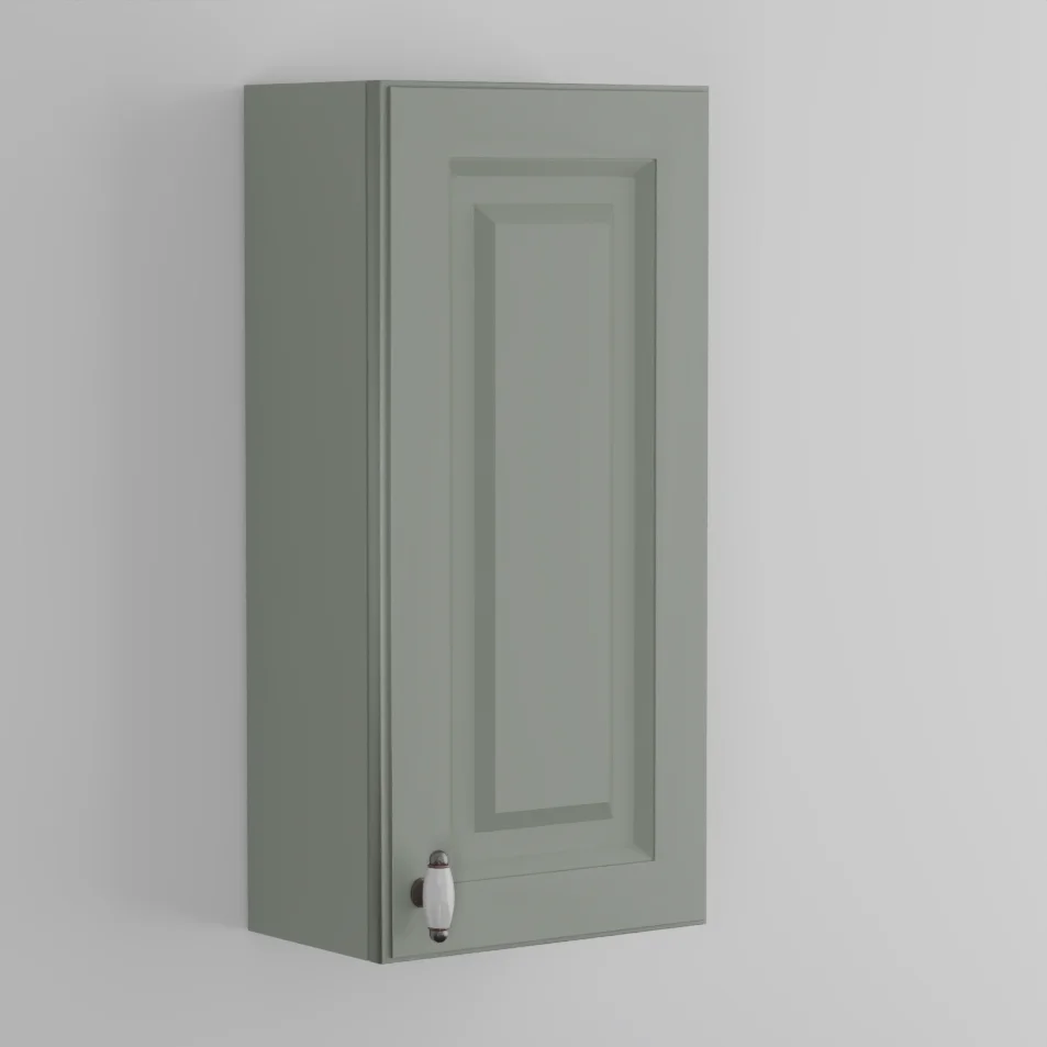 Main Product Image for Oliver Sage Green 300mm Wall Cabinet with Traditional Shaker Door
