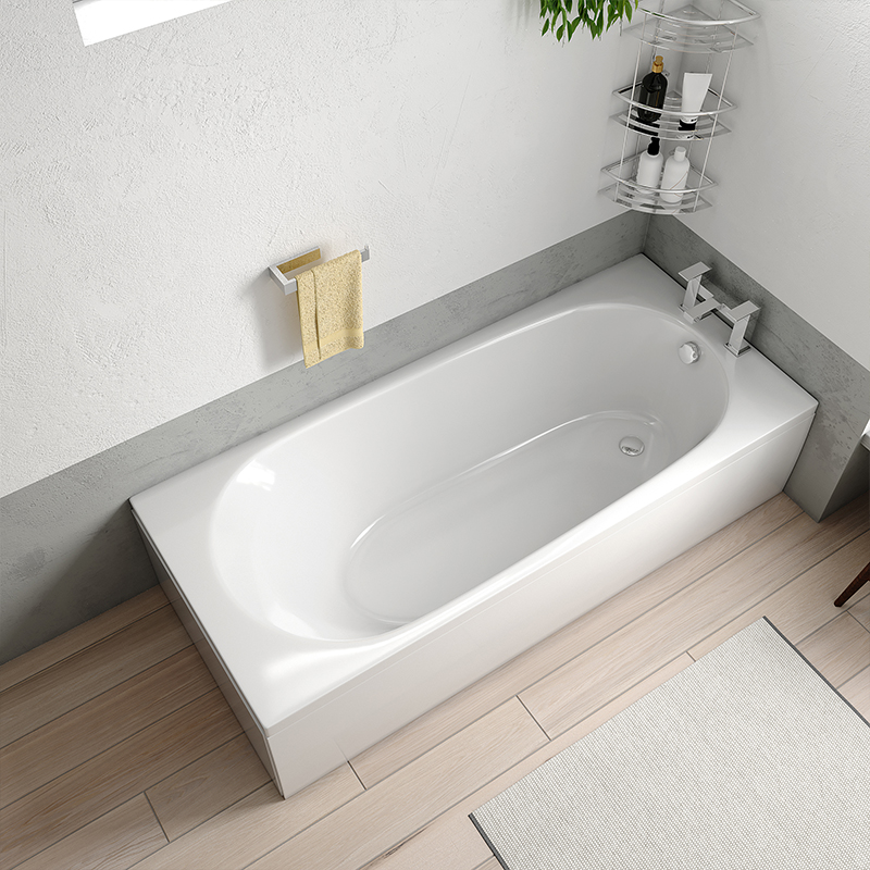 Mercury 1500 X 700 Straight Small Bath Bathroom City