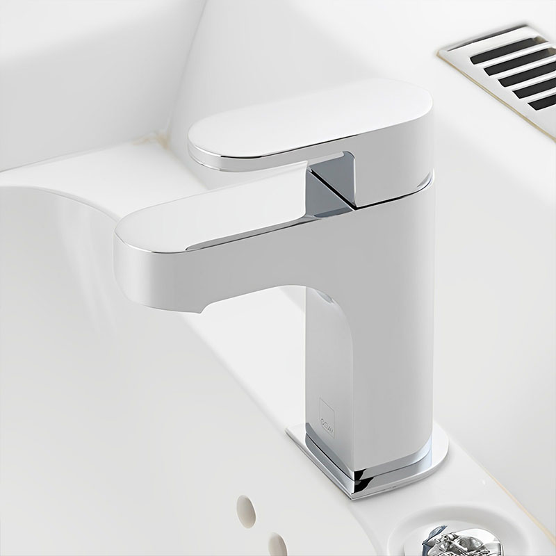 Life Mini Mono Basin Mixer Single Lever Deck Mounted Smooth Bodied Waste Optional