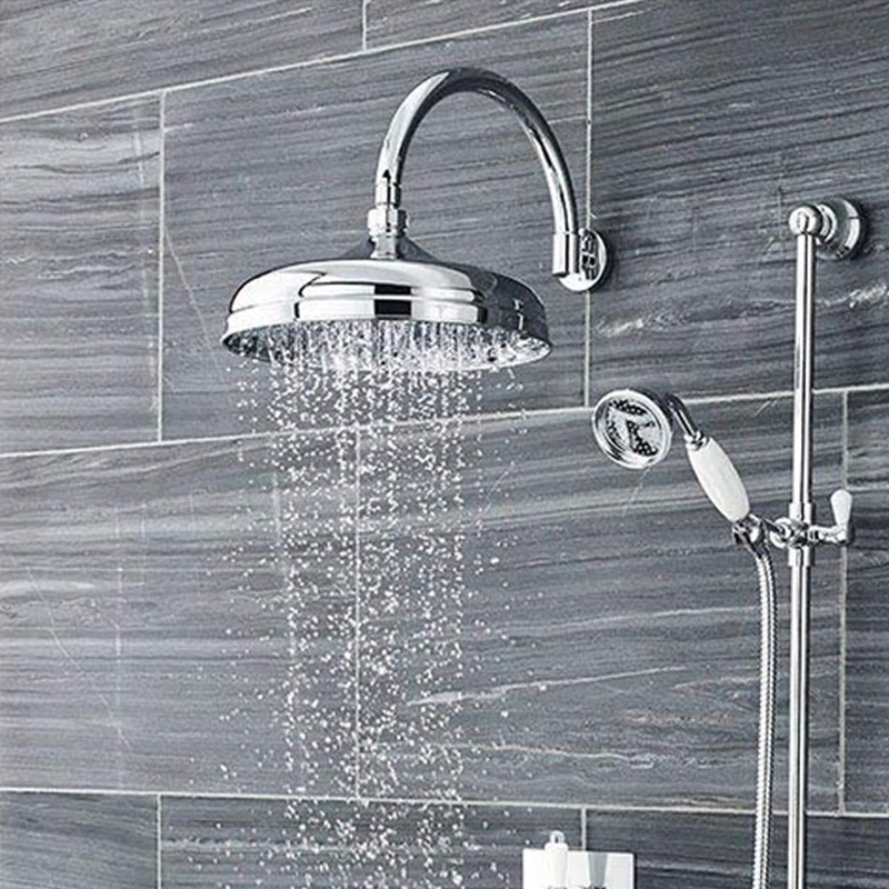 C/p Curved Wall Mounted Shower Arm