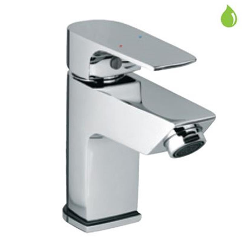 Aria Single Lever Extended Bathroom Basin Mixer (Height-95mm) without Popup Waste & 375mm Long Braided Hoses, HP 1.0