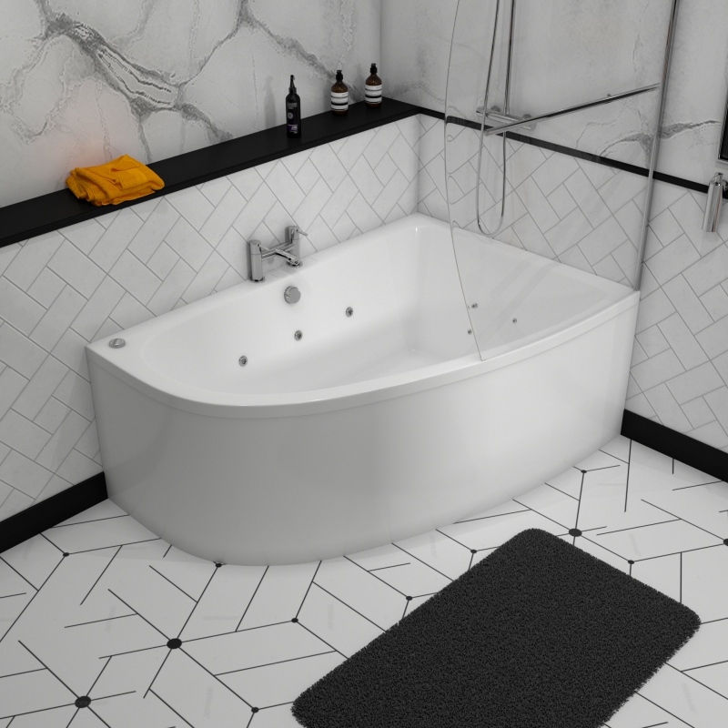 Cloud Right Hand Whirlpool Bath Buy Online At Bathroom City