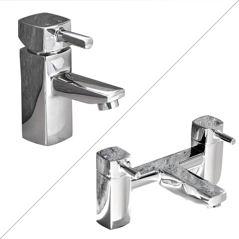 Concept Basin Mono Mixer + Bath Mixer Tap