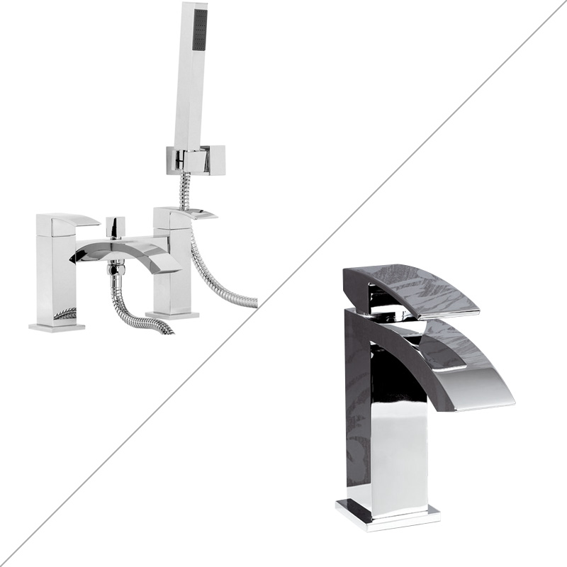 SIDAW BASIN MONO MIXER + BATH SHOWER TAP