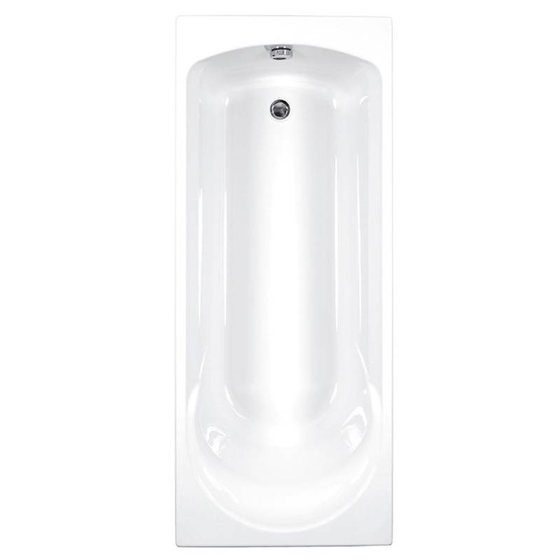 Arc single ended 1700x700 Carronite White