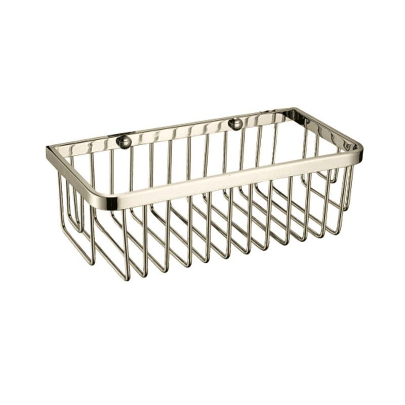 Heritage Rectangle Wire Basket Gold