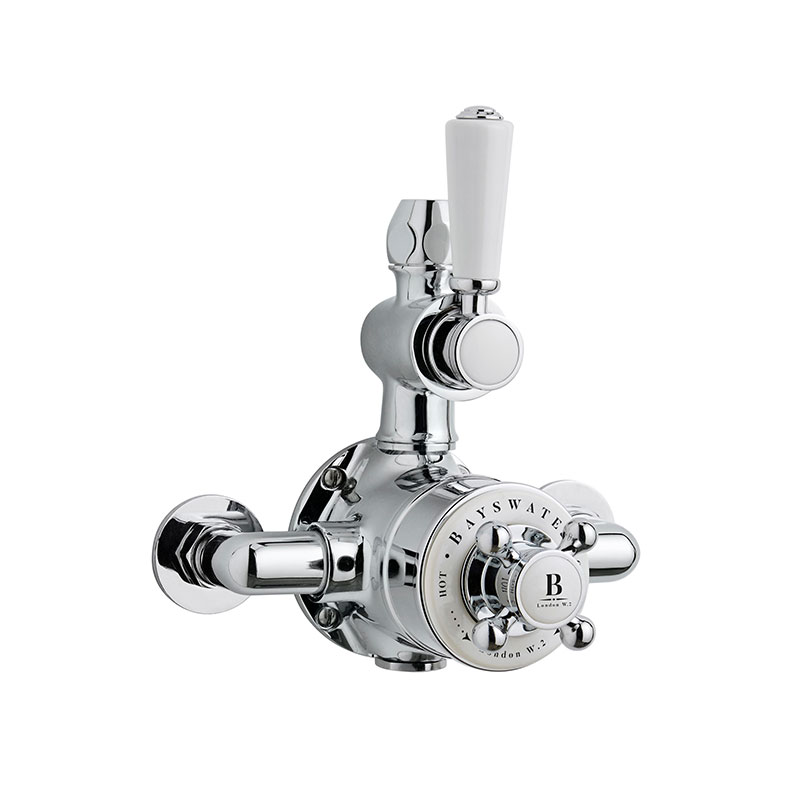 TWIN EXPOSED VALVE WITH WHITE INDICES