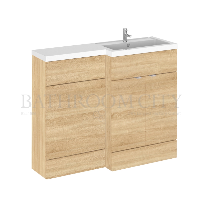Natural oak 1100mm Combination - FD - RH
