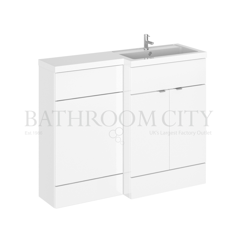 White 1100mm Combination - FD - RH