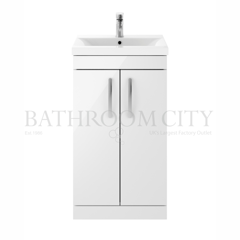 500 Vanity With Basin B White