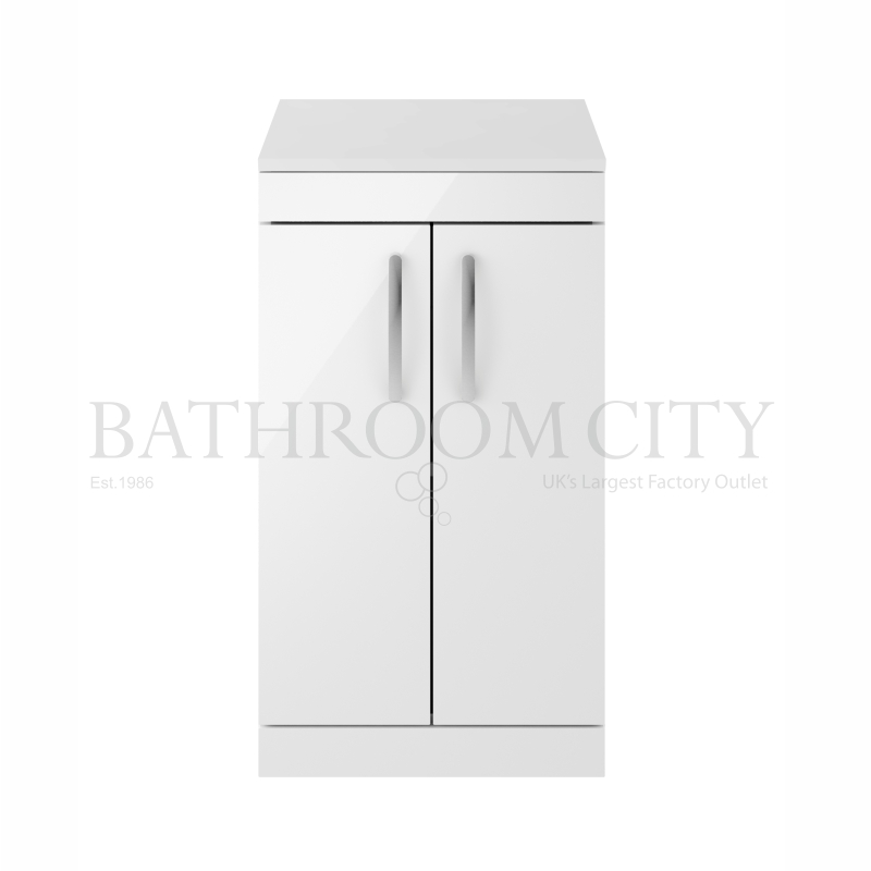 500 Vanity With Worktop White