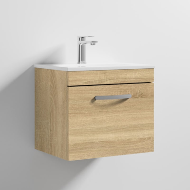 500 Vanity With Basin B Natural Oak